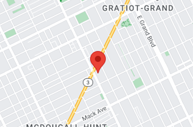 Detroit location on google maps